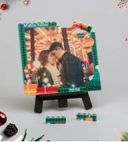 Yılbaşına Özel Fotoğraflı Lego Blok Puzzle