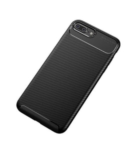Apple iPhone 8 Plus Kılıf Esnek Soft Karbon Tasarım Legion Serisi (Siyah)