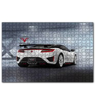 Cakapuzzle Acura Integra Type R Beyaz Arka Görünüş  Puzzle Yapboz MDF (Ahşap) (120 Parça)