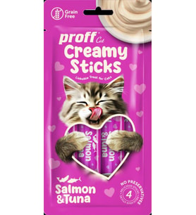 Proff Creamy Ton ve Somon Balıklı Kedi Ödülü 4'lü
