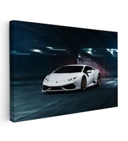 Kanvas Tablo Lamborghini Huracan Garaj Temalı Spor Araba Lamborghini Tablosu Ev Ofis Dekoru