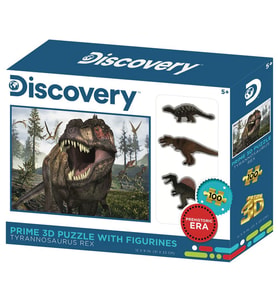 Prime 3D - Tyrannosaurus Rex 100 Parça Puzzle ve Figür Set 15547