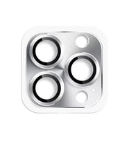 İphone 16 Pers Alüminyum Kamera Lens - Gümüş