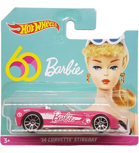 Hot Wheels Tekli Arabalar Barbie 14 Corvette Stıngray GJN99