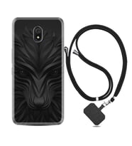 Xiaomi Redmi 8A 8 Pro 9C 9T 10C 11T Pro Kılıf Boyun Askılı Silikon Black Fox 1325