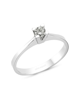 Tektaş Pırlanta Yüzük 0,18 ct