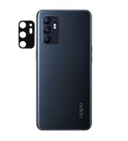 Oppo Reno 6 4G 3D Kamera Lens Koruma Camı (Siyah)
