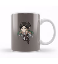 Attack On Titan Chibi Levi 1 Kupa Bardak Porselen