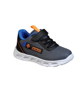 Trendyshose 1213 Erkek Çocuk Rahat Spor Ayakkabı (Füme)