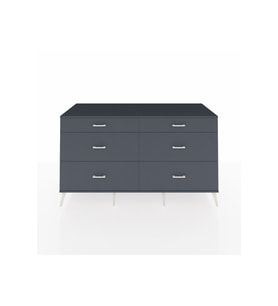 Kronos Konsol 6 Çekmeceli  176x59x99 Çam-Antrasit