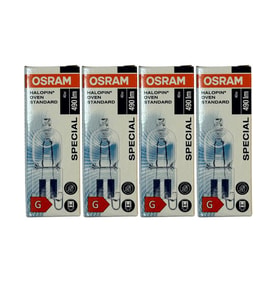 Osram Halopin Oven 40W 2700K (Sarı Işık) G9 Duylu Halojen Fırın Ampulü (4 Adet)