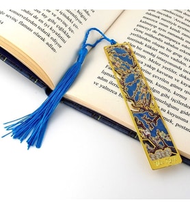 Vincent Van Gogh Badem Çiçekleri Tablo Sanat Metal Ayraç Kitap Ayracı AY080
