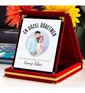 Kişiye Özel Plaket, Öğretmenler Günü Plaketi, Fotoğraflı Plaket