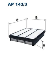 FILTRON AP1433 Hava Filtresi 1780107010 1780150040