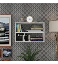 Kenzlife kitaplık nihan 040*060*20 byz duvar rafı