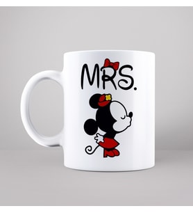Minnie Mouse Sevgili Çift Tasarımlı Kupa
