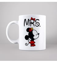 Minnie Mouse Sevgili Çift Tasarımlı Kupa
