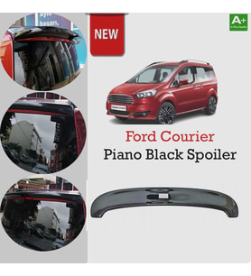 Ford Courier Bagaj Üstü Piano Black Spoiler