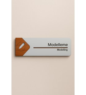 Lucena Modelleme Ofis Oda Kapı İsimliği Yönlendirme Tabelası Levhası Kişiselleştirilebilir