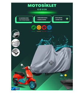 Motosiklet Brandası 4 Mevsim Milflon Suya ve Rüzgara Dayanıklı Premium Kalite Motor Branda XL Beden