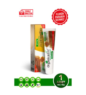 Organicadent Misvaklı Doğal Diş Macunu 75 Ml - GİMDES Sertifikalı ve Florürsüz