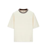 Jacquard Erkek Aktif Oversize Fit T-Shirt