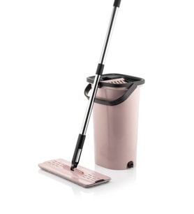 Pazarız Magic Flat Mop, 2 Bez, Microfiber Temizlik Seti, Yer ve Duvar Silme