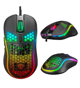 Kablolu Mouse -Hole Oyuncu Tipi Siyah Rgb Işıklı