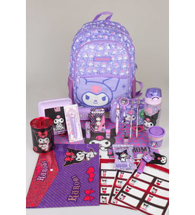 DEKOMUS İLE YENİ SEZON LİSANSLI KUROMI "MAGICAL BUDDY KOLEKSİYONU" OKUL VE KALEM ÇANTASI İLE PREMIUM FULL+FULL KIRTASİYE SETİ