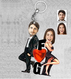 Kişiye Özel Sevgili Ahşap Anahtarlık-41
