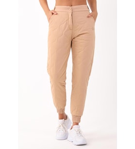 Maraton Comfort Kadın Dönüşlü Paça Bej- Pantolon