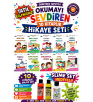 2.Sınıf Öğretmen Tavsiyeli Okumayı Sevdiren 32 Sayfa 10 Kitaplık Hikaye Seti-10 (Slime Set Hediyeli)