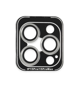 Joko Apple iPhone 15 Pro Max PVD Metal Kamera Lens - Gümüş
