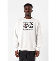 Horror Character Friends Beyaz Erkek 2ip Sweatshirt