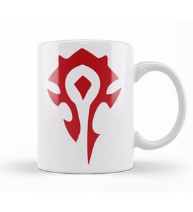 World Of Warcraft Horde Kupa Bardak Porselen