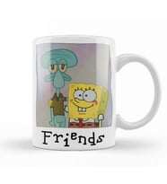 Spongebob Squarepants Vintage Spongebob Squidward Kupa Bardak Porselen