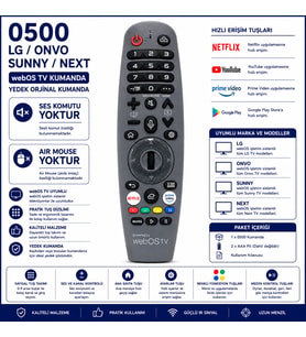 LG Onvo Sunny Next WebOS Kumandası