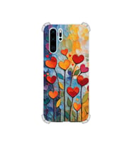 PrintiFy Huawei P30 Pro ile Uyumlu Düşlerin Dansı Serisi Kökten Sevgi Tasarımlı Uv Baskılı Köşe Korumalı Antişok Kılıf