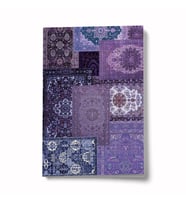 Etnik Kolaj Serisi 3 - Mor Mini Defter (04)