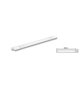 18W Oval Led Etanj Armatür 6500K Beyaz Işık 2 Adet