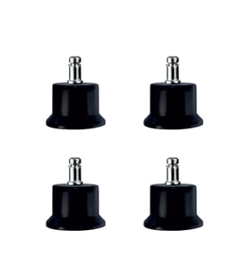 Bekleme Ayak Geçmeli Pimli - 50MM - Siyah 11MM HKS282 - 4 Adet