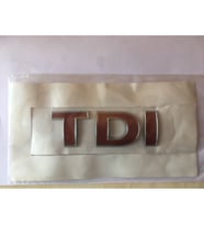 VOLKSWAGEN UYUMLU TDI BAGAJ YAZISI KOMPLE KIRMIZI (CRAFTER) 2E0853675C