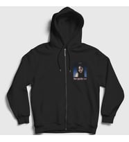 Presmono Unisex Siyah Poster Jisoo Blackpink Fermuarlı Kapüşonlu Sweatshirt 272000tt