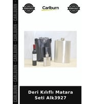 Özel Üretim Hediye Set Deri Kılıflı Matara Seti Alk3927