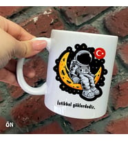 Size Özel İstikbal Göklerdedir Seramik Baskılı Kupa Bardaklar