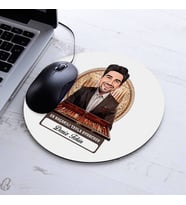 Kişiye Özel Hediye Karikatürlü Erkek Tavla Oyuncusu Mousepad