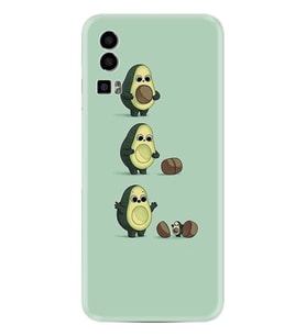 General Mobile Gm 23 Kılıf Resimli Desenli Baskılı Silikon Avokadılar 1352