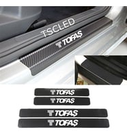 Tofaş Karbon Kapı Eşiği Kaplama Sticker Yapıştırma (4 Adet) zz240