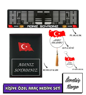 İSİMLİ PLAKALIK KİŞİYE ÖZEL ARAÇ PLAKALIK-RUHSAT KABI-SPOTİFY AYNA SÜSÜ-ANAHTARLIK