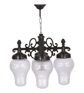 AVONNI BFE-68192-4BSY Siyah Boyalı Dış Mekan Aydınlatma E27 ABS Akrilik Cam 55cm